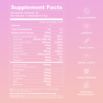 NAD⁺ Restore | 17-in-1 Longevity Blend